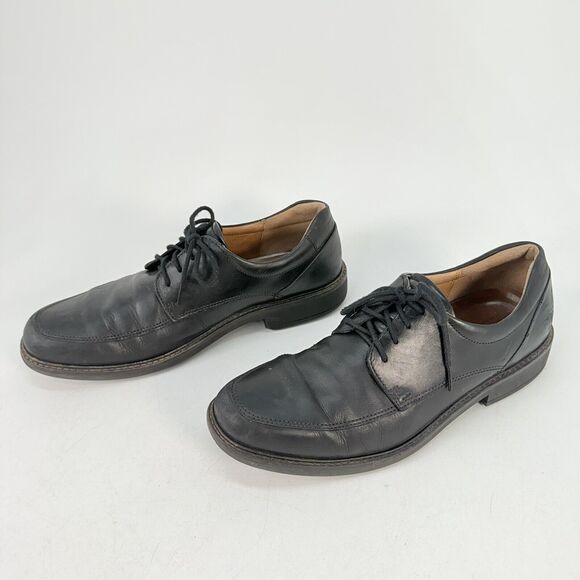 Ecco Shoes Holton Apron Toe Oxford N62111401001 Men’s Black Leather US 11 EU 45 main image 4